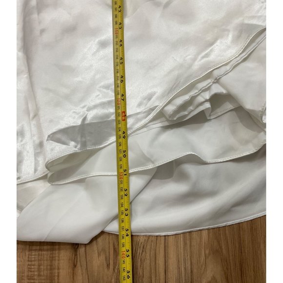 NWT Lavetir White One Shoulder Bridesmaid Wedding Dress Small - Picture 15 of 15